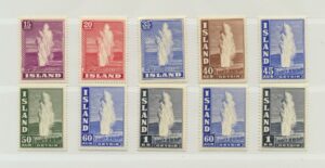 Geysir stamps 1938-47