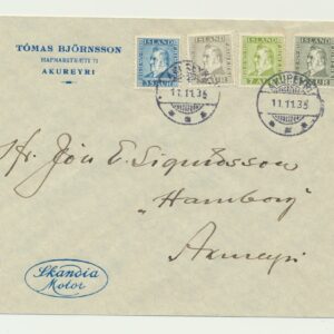 Iceland FDC from   11/11 1935, very fine.
