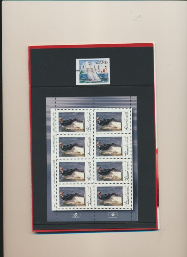 Aland Islands UM / NH Mint yearset 2010. All stamps, Blocks and Booklets. - Image 2