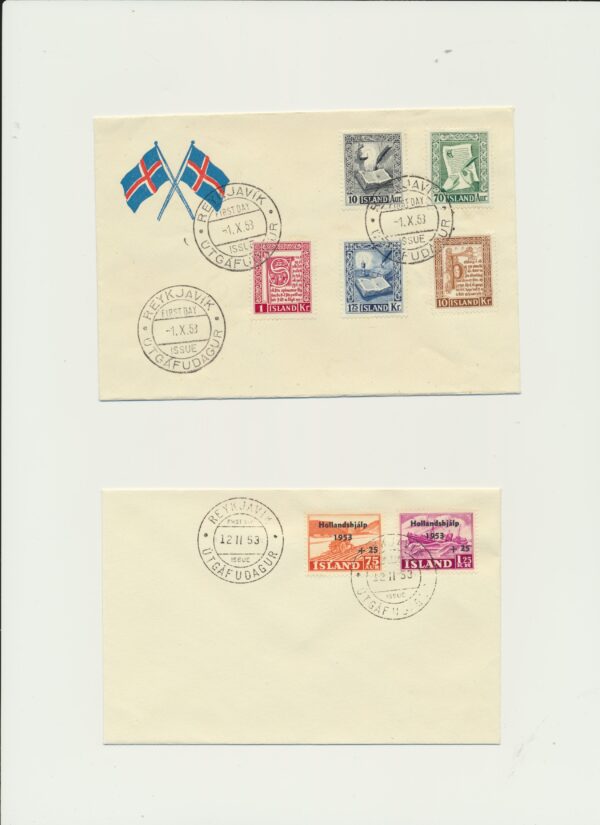 Iceland  FDC  all   From 1953
