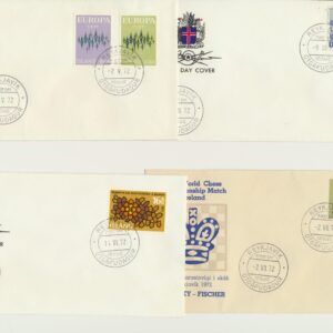 FDC all issued in 1972.