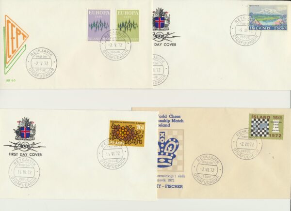 FDC all issued in 1972.