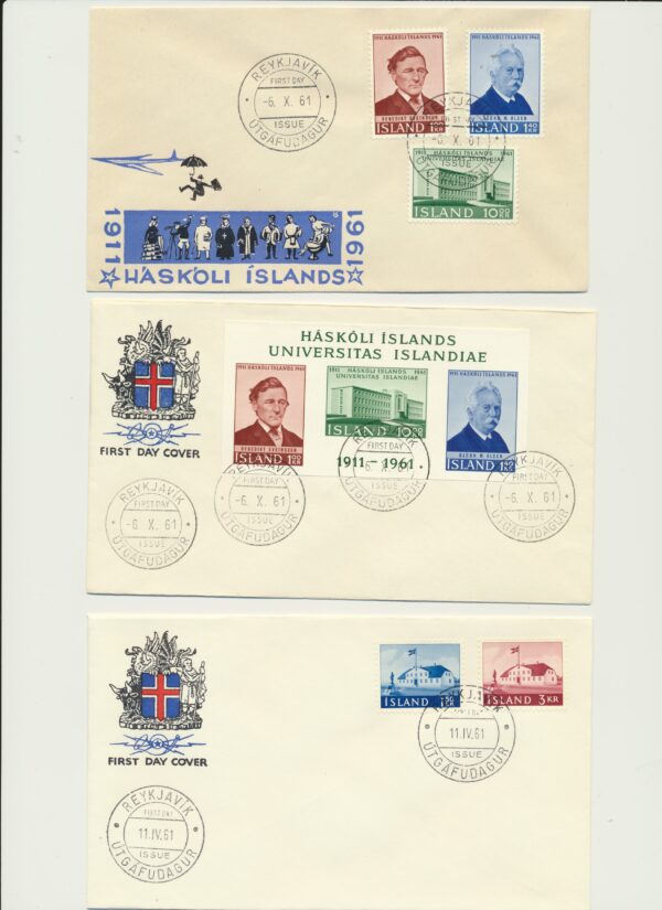FDC all issued in 1961. - Image 2
