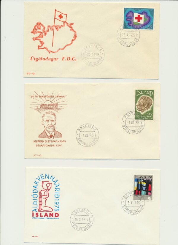 FDC all issued in 1975. - Image 3