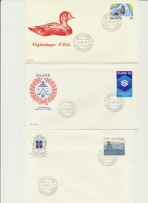 FDC  all issues from 1977 . - Image 2