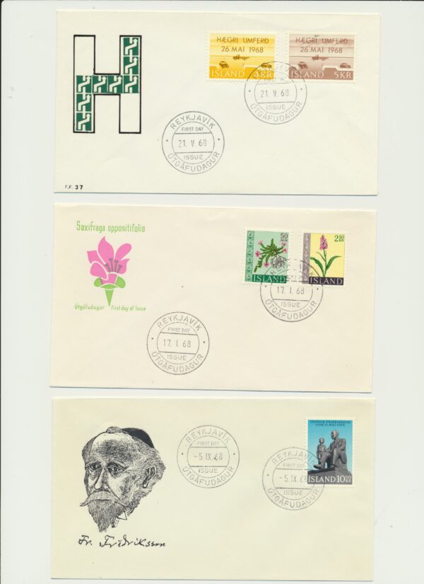 FDC all issued in 1968. - Image 2