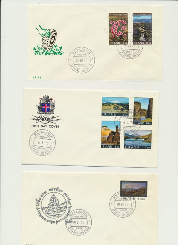 FDC all issued in 1970.