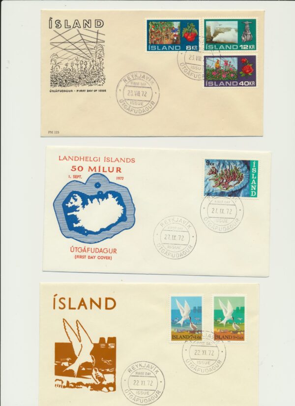 FDC all issued in 1972. - Image 2