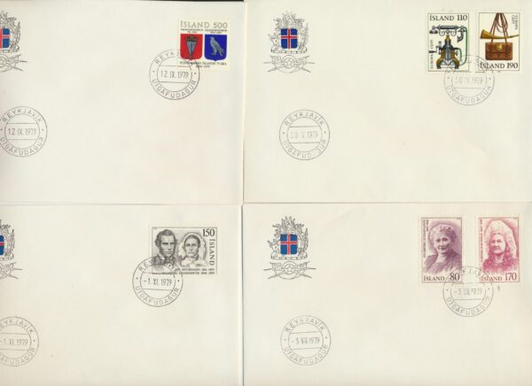 FDC  all issues from 1979 .