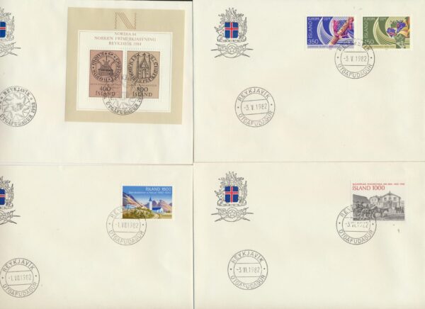 FDC  all issues from 1982 .