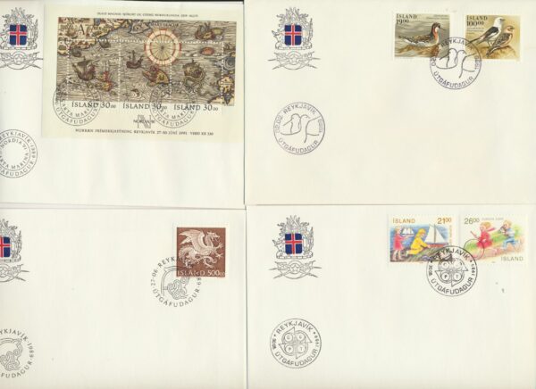 FDC  all issues from 1989 .