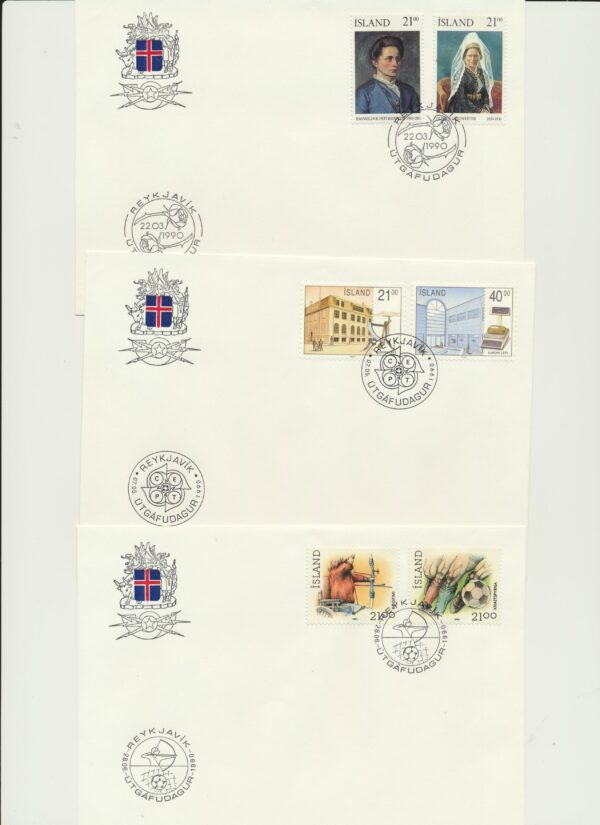 FDC  all issues from 1990 . - Image 3
