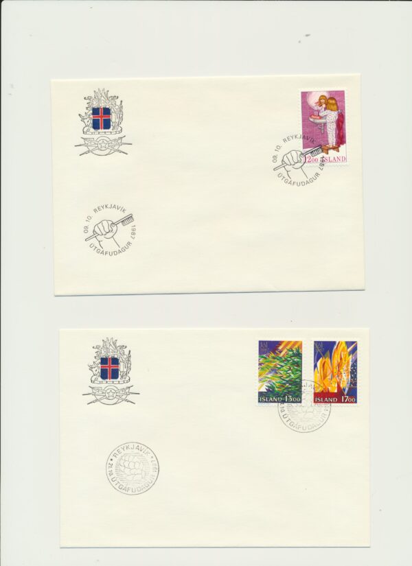 FDC  all issues from 1987 . - Image 2