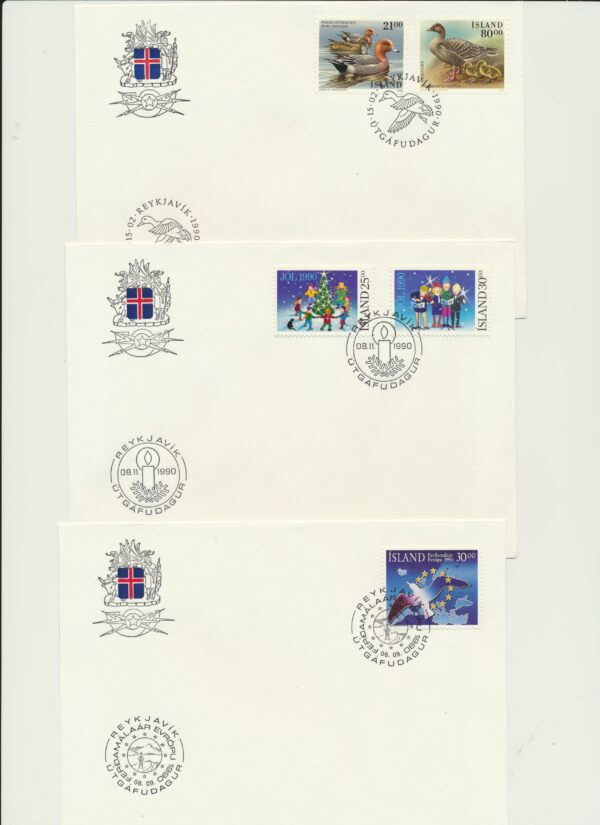 FDC  all issues from 1990 . - Image 2