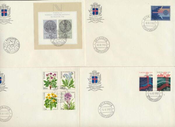 FDC  all issues from 1983 .