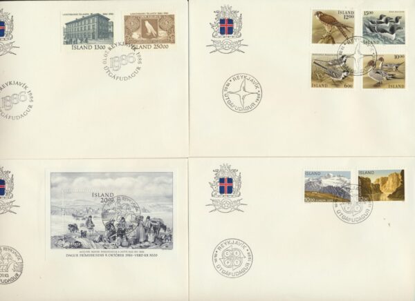 FDC  all issues from 1986 .