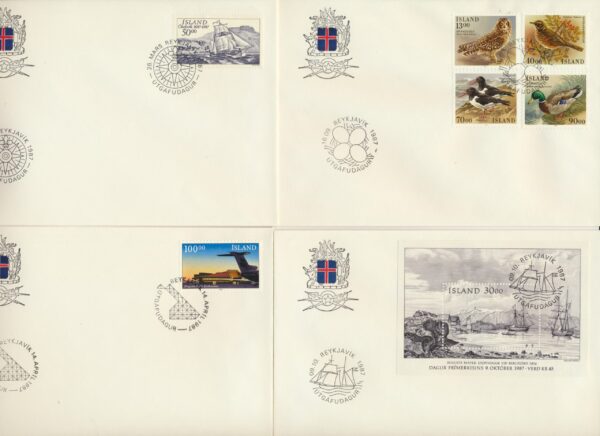 FDC  all issues from 1987 .