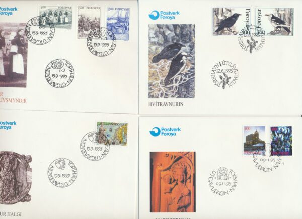 The Faroes  FDCs from 1995 all items. - Image 2