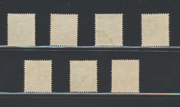 King Christian  the 9th, Official issue from 1902. Fine used set. - Image 2