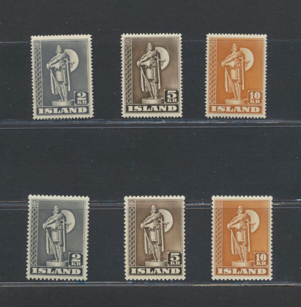 Viking from 1939-1948- Both perforations ,  Full NH Mint  sets.