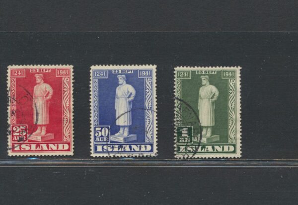 Snorri Sturlason from 1941. Full Fine used set.