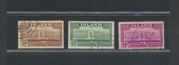 The University  from 1938.  Full Fine used set.