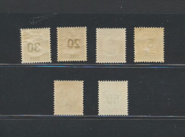 Surcharges of Christian 9th, from  1921-1929.  NH Mint set. - Image 2