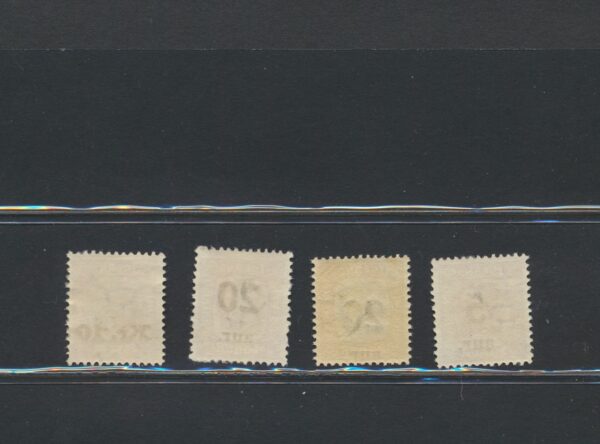Surcharges of Two Kings , from  1921-1930.  Full NH Mint   set. - Image 2