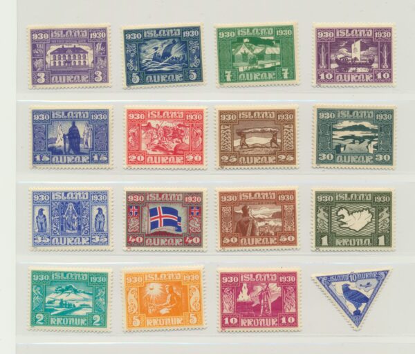 Parlament set from 1930. Full NH Mint set.