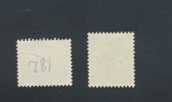 Hekla and Dynjandi. A Volcano and a Vaterfall from 1935. Fine used  set. - Image 2