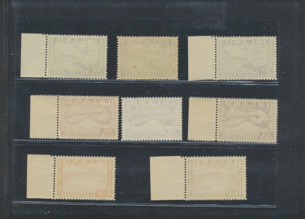 Air Mail set from 1934.  Full NH Mint set  Both Perforations. - Image 2