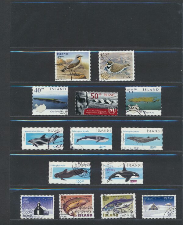 Iceland fine used 2001  stamps Yearset, all stamps and blocks issued. - Image 2
