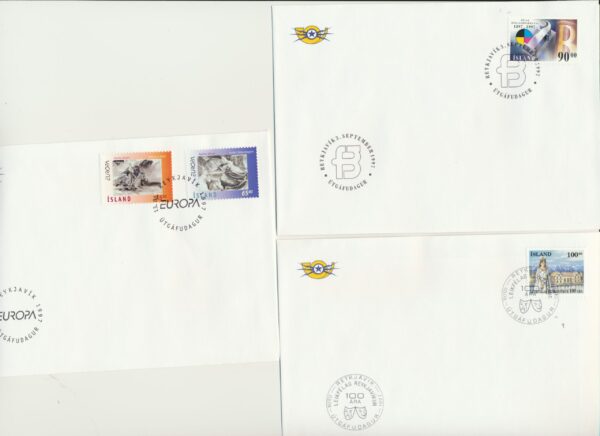 Iceland FDC  all issued  1997. - Image 3