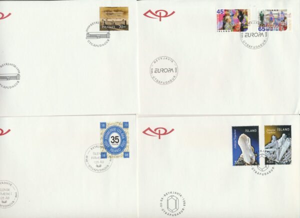 Iceland FDC  all issued  1998. - Image 3