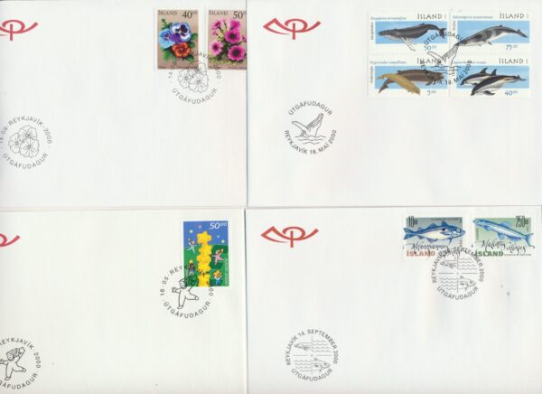 Iceland FDC  all issued   2000. - Image 5