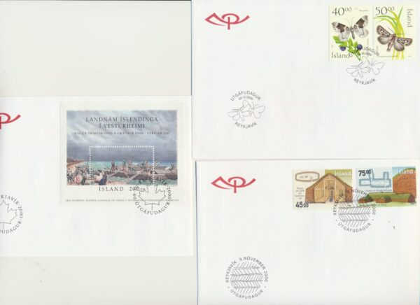 Iceland FDC  all issued   2000. - Image 4