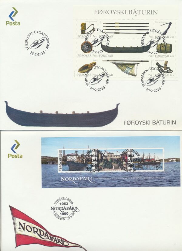 The Faroes All FDC issued at year of 2013. - Image 2