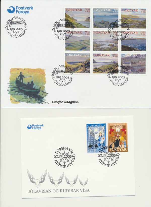 The Faroes All FDC issued at year of 2005. - Image 3
