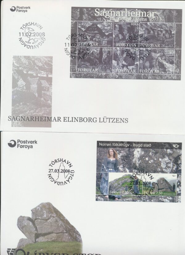 The Faroes All FDC issued at year of 2008. - Image 4