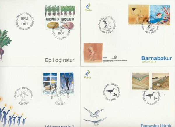 The Faroes All FDC issued at year of 2010. - Image 3