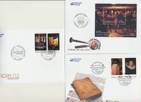 The Faroes All FDC issued at year of 2003. - Image 4