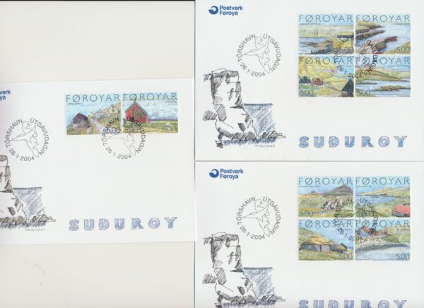 The Faroes All FDC issued at year of 2004. - Image 3