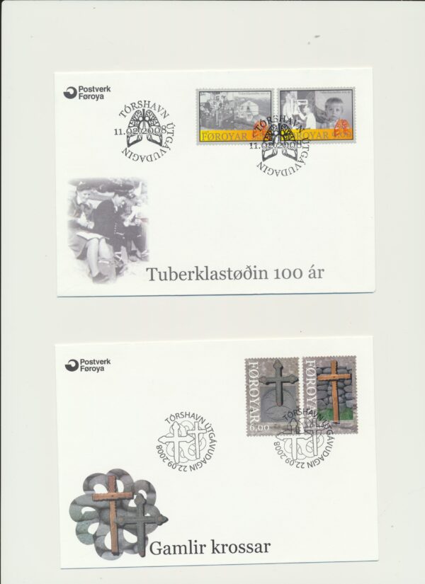 The Faroes All FDC issued at year of 2008. - Image 3