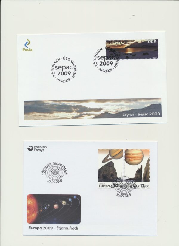 The Faroes All FDC issued at year of 2009. - Image 3