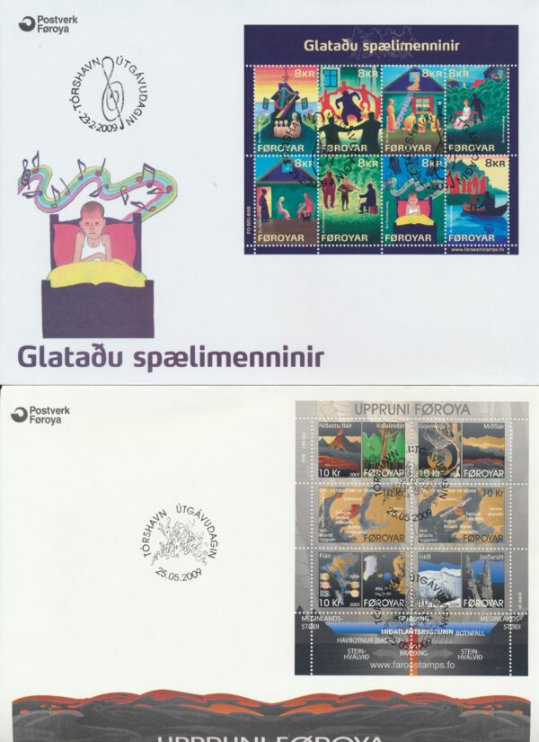 The Faroes All FDC issued at year of 2009. - Image 2
