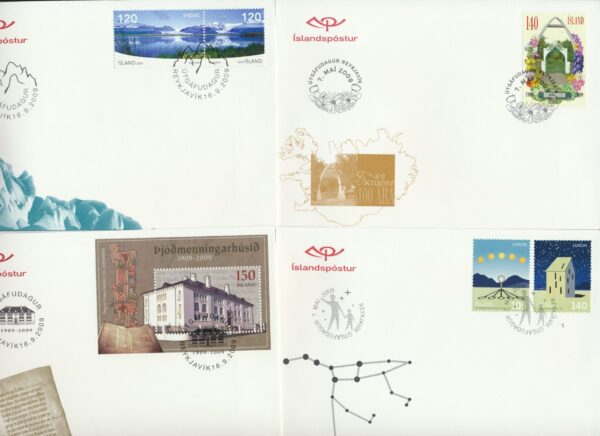 Iceland all FDCs issued in year of 2009. - Image 5