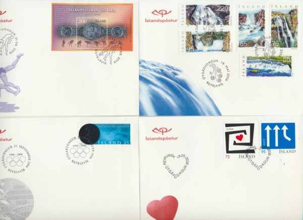 Iceland all FDCs issued in year of 2006. - Image 4