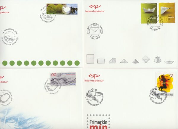 Iceland all FDCs issued in year of 2008 - Image 5