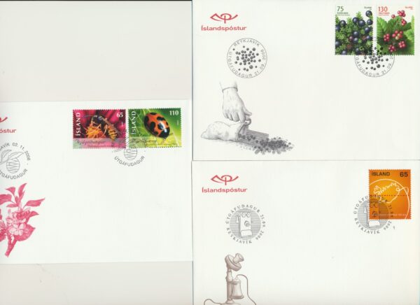 Iceland all FDCs issued in year of 2006. - Image 3