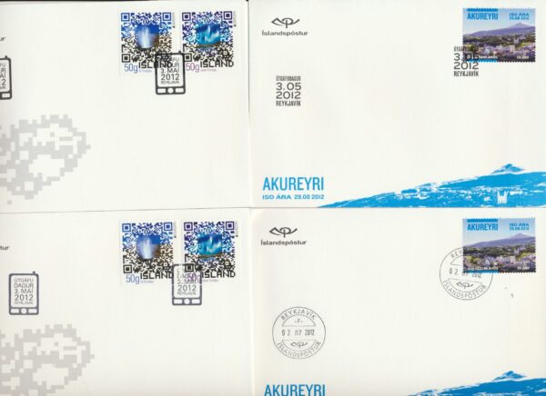 Iceland all FDCs issued in year of 2012. - Image 4
